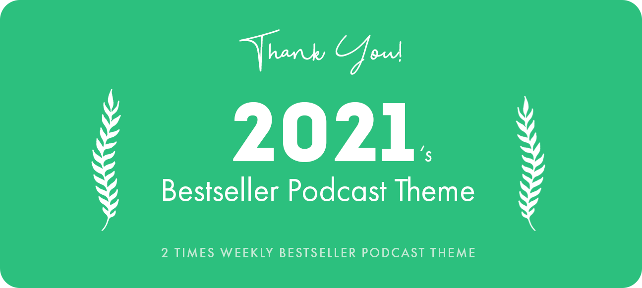 Bestseller-Podcast-Thema von 2021 von Pixelwars - Episodie-Podcast-WordPress-Thema