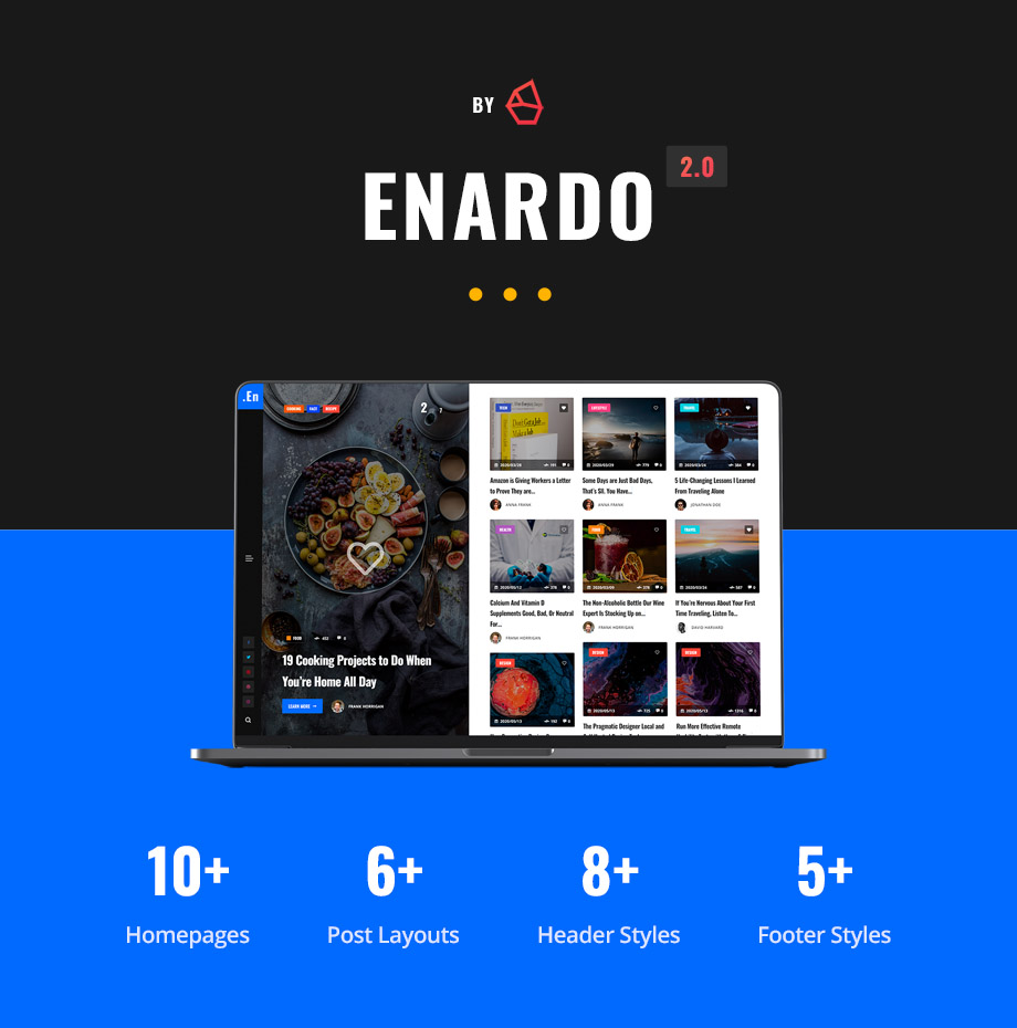 Enardo - Blog & Magazin WordPress Theme - 4