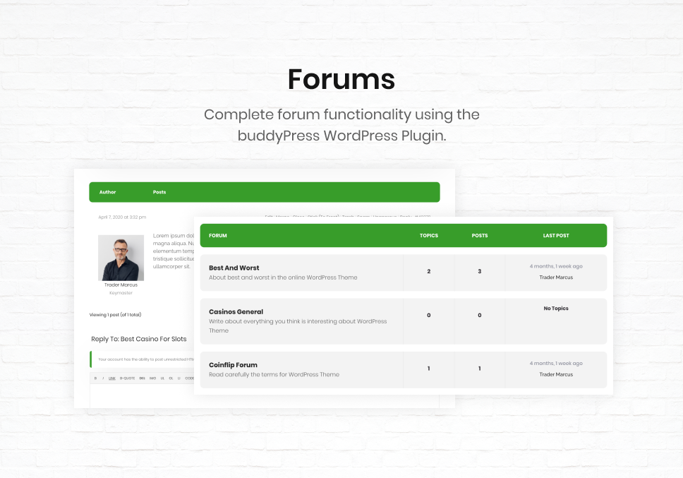 Coinflip - Casino Affiliate & Glücksspiel WordPress Theme - 9
