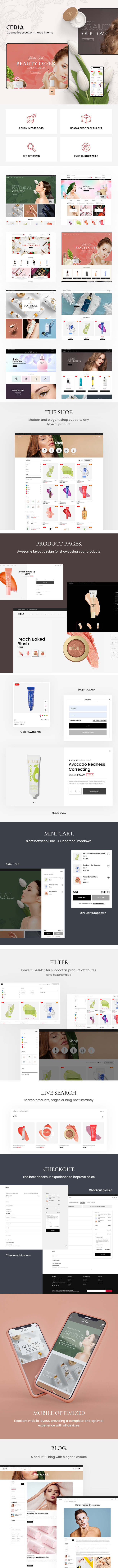 Cerla - Kosmetik WooCommerce WordPress Theme - 1