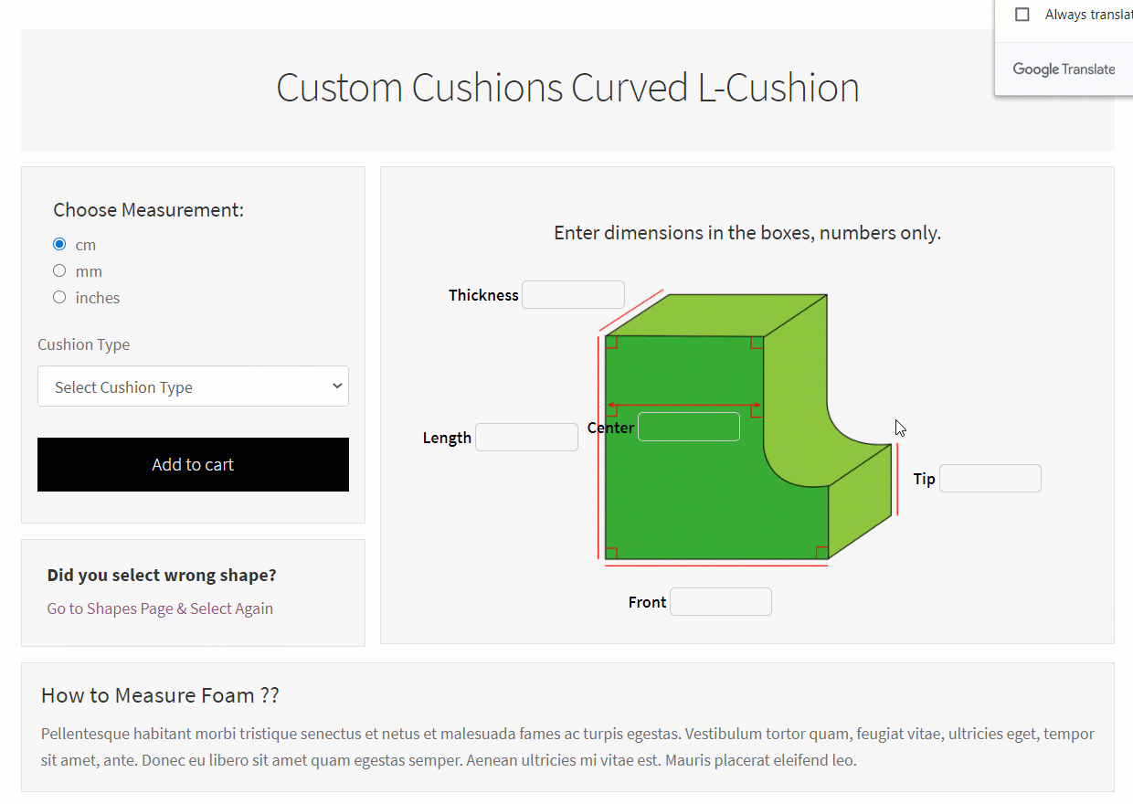 dynamische Woocommerce-Messung