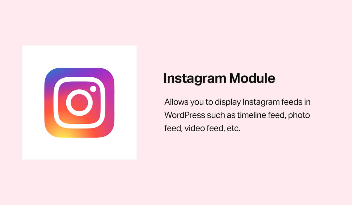 Instagram-Modul