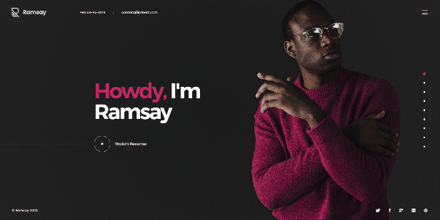 Ramsay - Persönlicher Lebenslauf / Resume WordPress Theme - 4