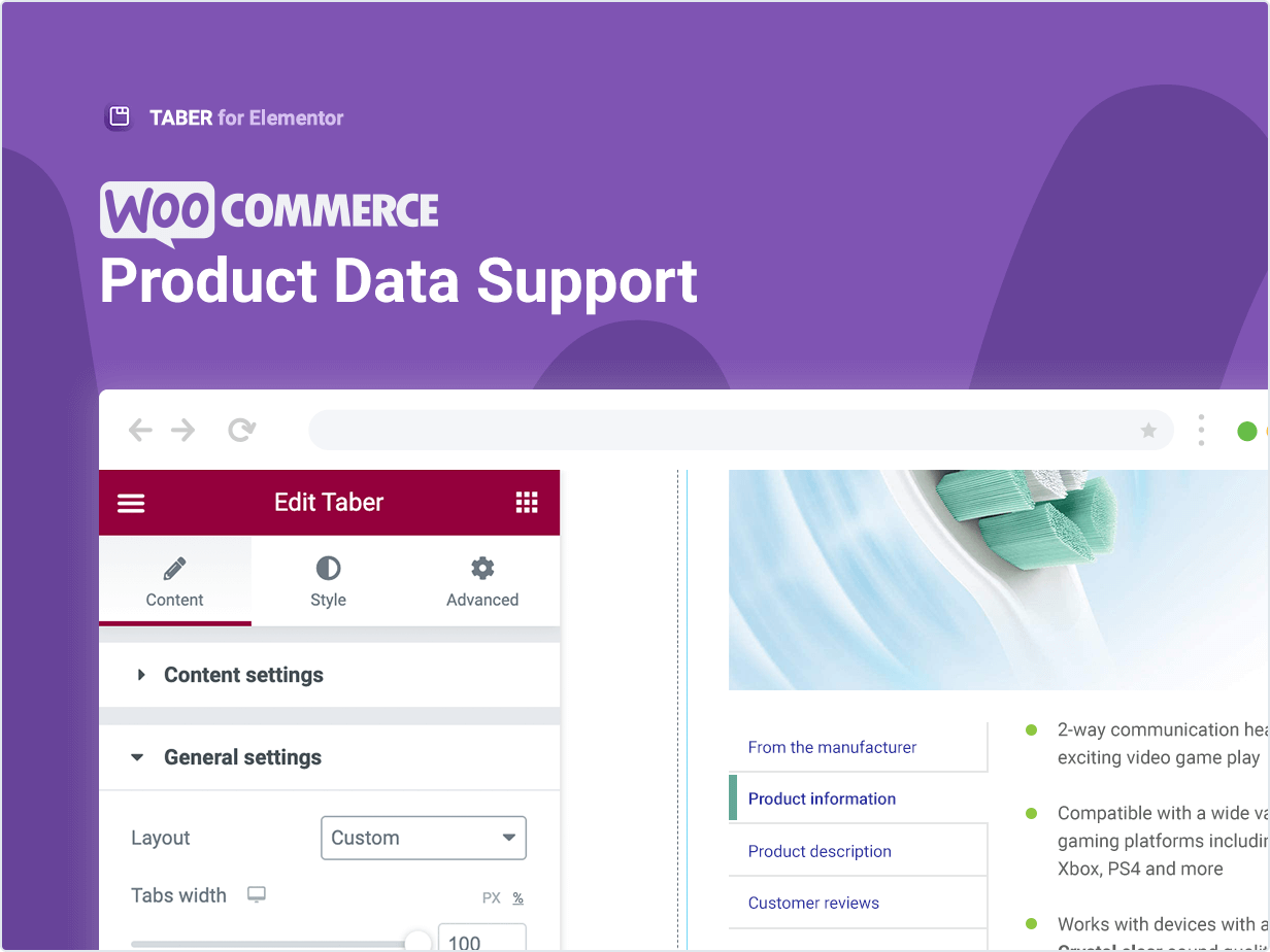 Woocommerce-Produktdatenunterstützung