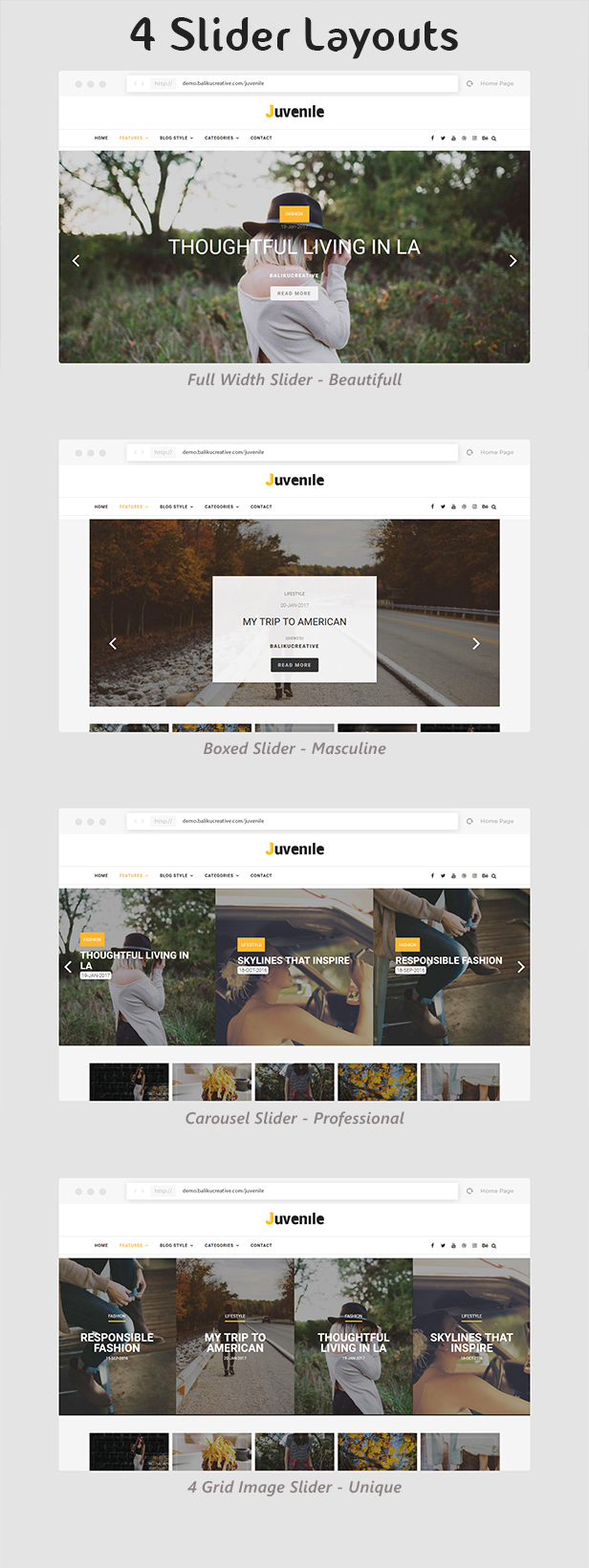 Juvenile - Multi-Konzept-Blog WordPress-Theme - 5