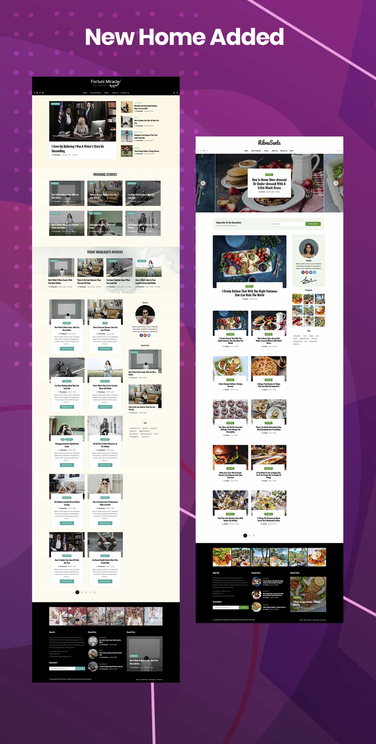 Fortuni - WordPress Blog & Magazine Theme - 1