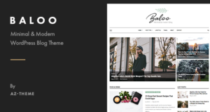 Baloo – Minimal & Modern Blog WordPress Vorlage