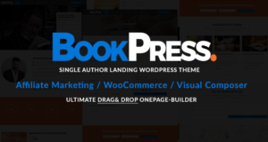 BookPress Einzelautor WP Landing Vorlage