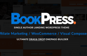 BookPress Einzelautor WP Landing Vorlage