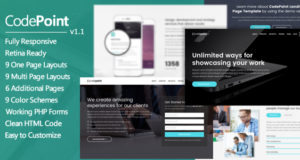CodePoint – Mehrzweck-Landingpage-WordPress-Template
