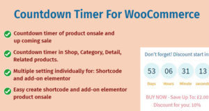 Countdown-Timer für WooCommerce
