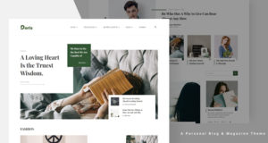 Doris – Kreatives WordPress-Blog- und Magazinthema