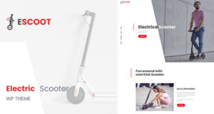 EScoot – Einzelprodukt-E-Commerce-Thema