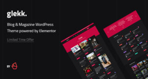 Glekk – Elementor Blog & Magazin WordPress Template