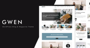 Gwen – Kreatives persönliches WordPress-Blog-Thema