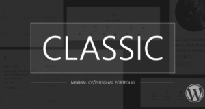 Klassisch – Minimaler Lebenslauf / persönliches Portfolio