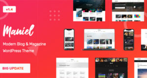 Maniel – Blog & Magazin WordPress Template