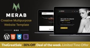 Merab – Kreatives Mehrzweck-WordPress-Layout