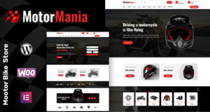 MotorMania | Motorradzubehör WooCommerce Vorlage