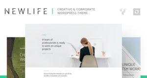 Newlife – Kreatives & Corporate WordPress Vorlage