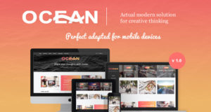 Ocean – Modernes WordPress-Layout für Blogger