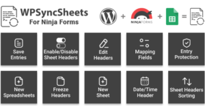 WPSyncSheets für Ninja Forms – Ninja Forms Google Spreadsheet Addon