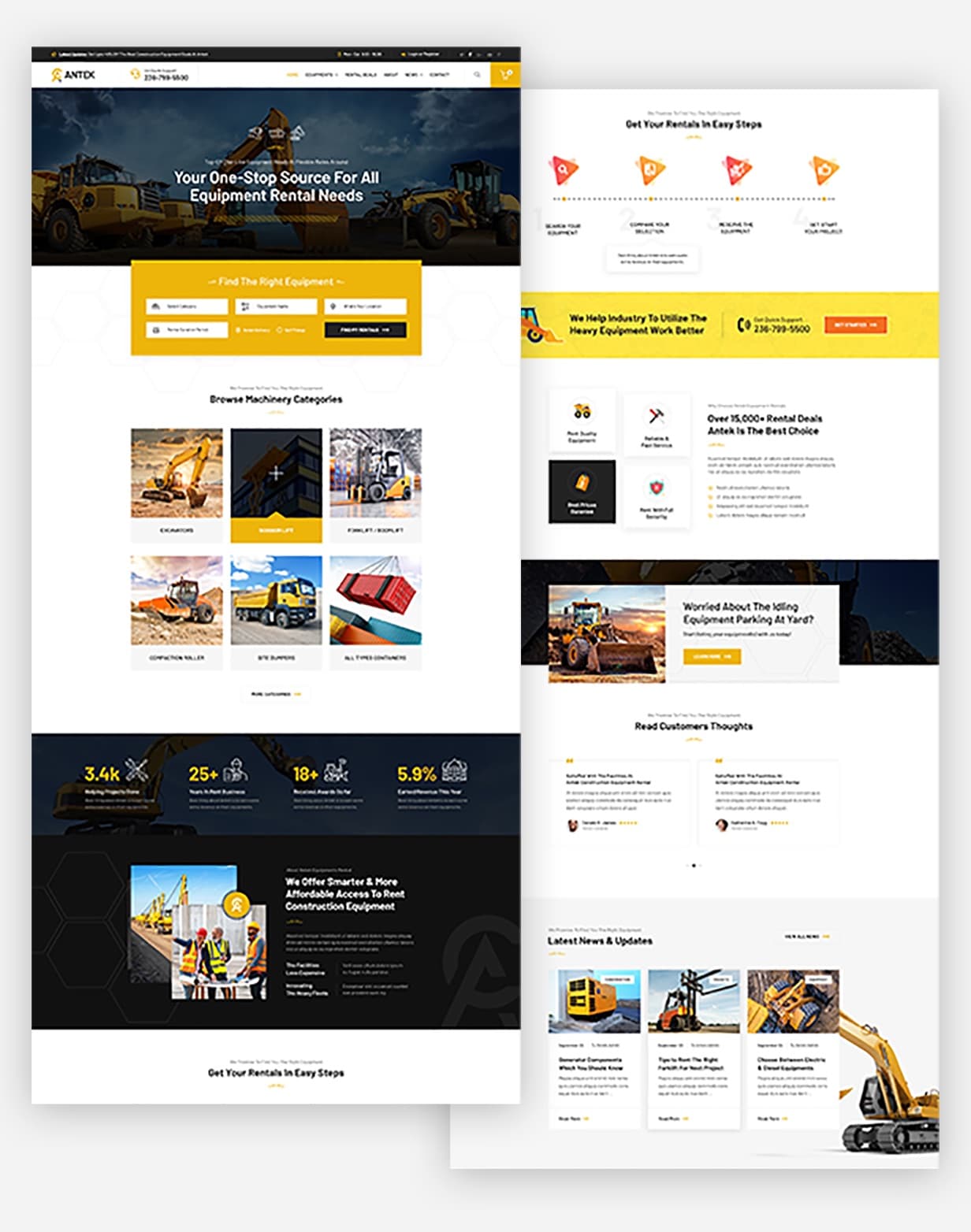 Antek - Drei Homepages