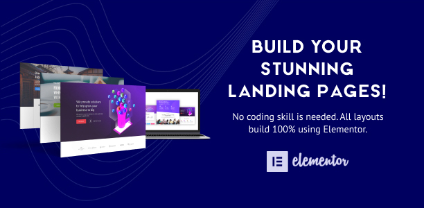 Erstellen Sie Ihre atemberaubenden Landing Pages - Layouts für Elementor Pro
