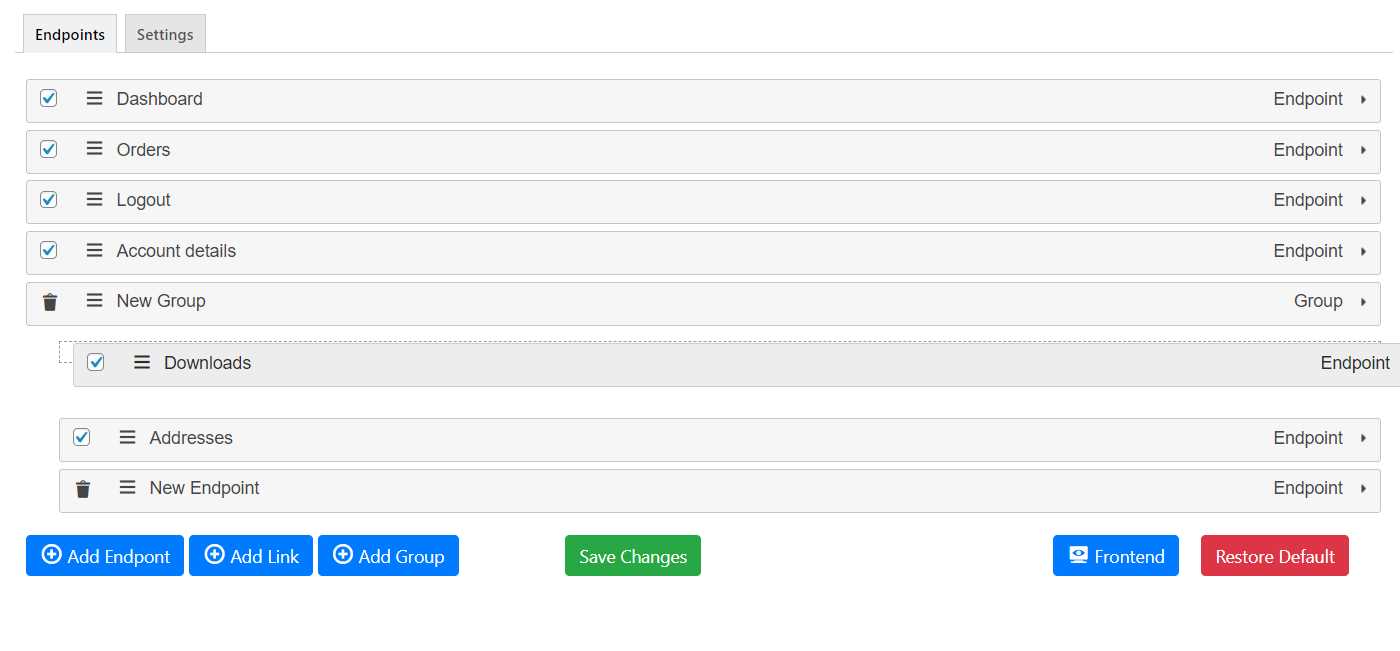 WooCommerce Passen Sie mein Konto Pro an