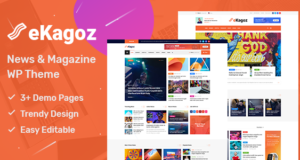 eKagoz – Nachrichtenmagazin WordPress Vorlage