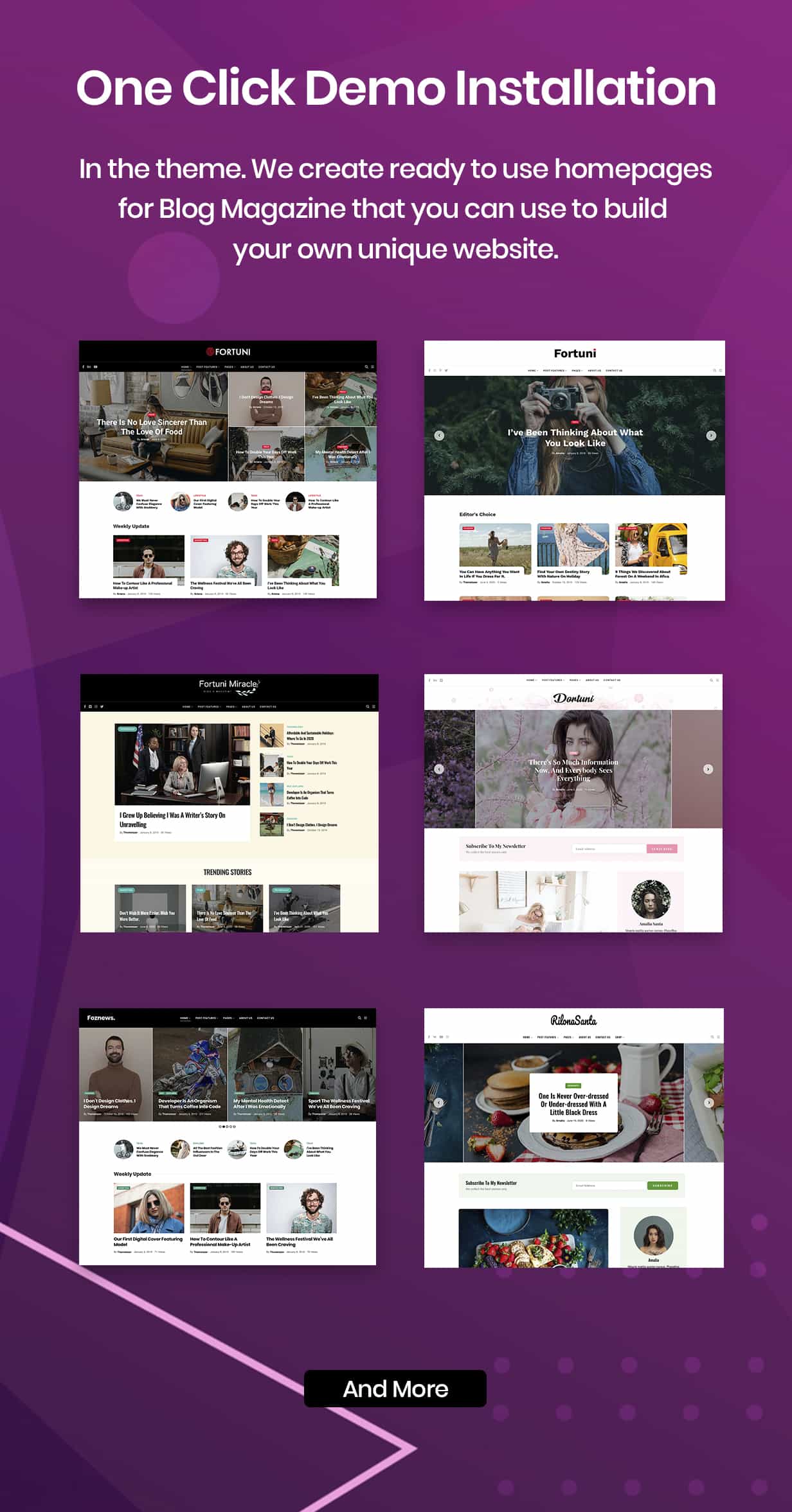 Fortuni - WordPress Blog & Magazine Theme - 4