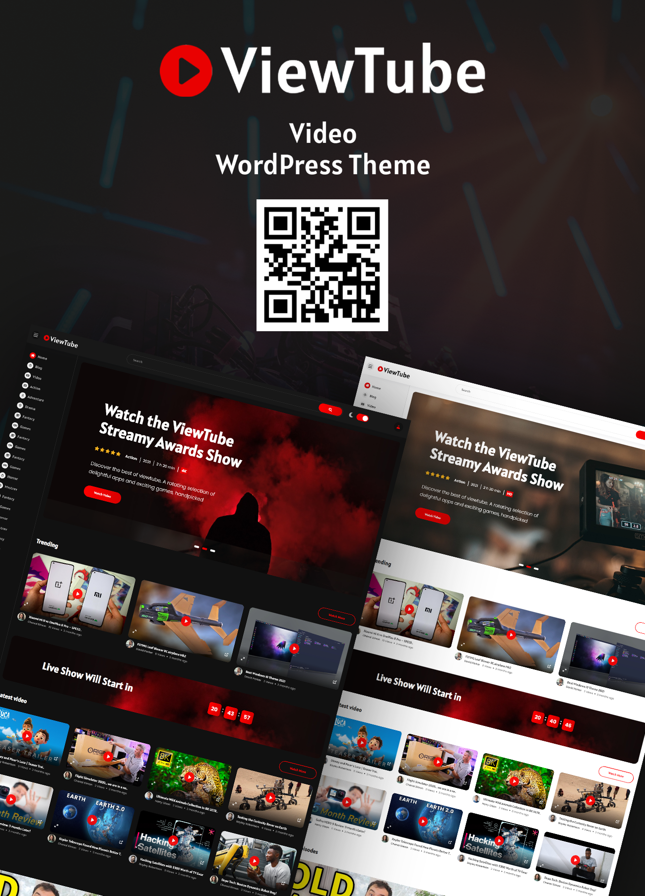 ViewTube |  Video WordPress Theme - 1