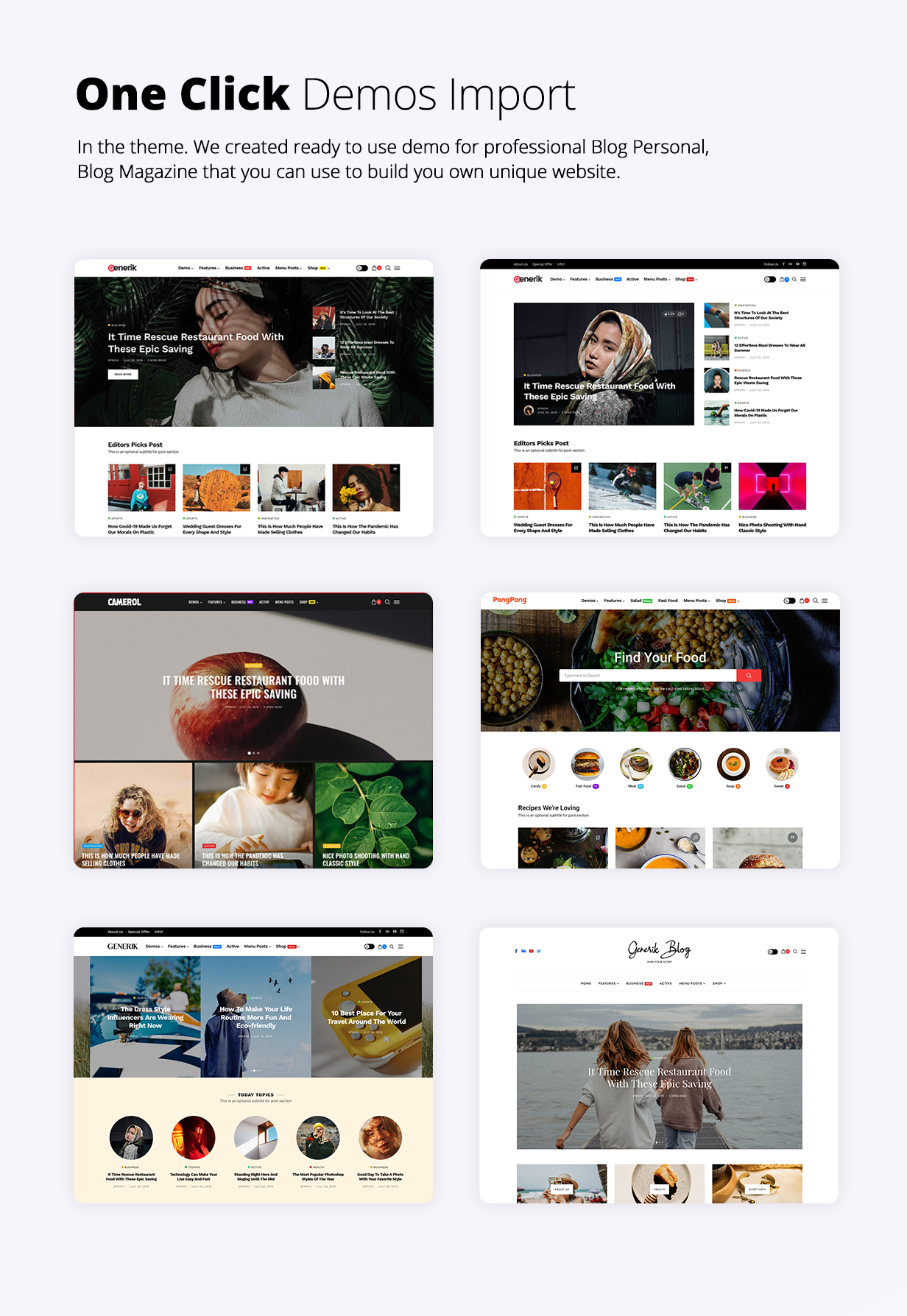 Generik - Mehrzweck-WordPress-Blog-Magazin-Thema - 2