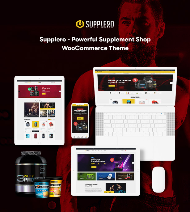 Supplero - Supplement Store WooCommerce Theme
