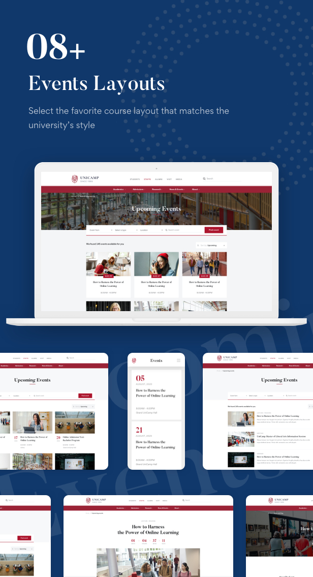 Unicamp - WordPress-Theme für Universitäten und Hochschulen - 13