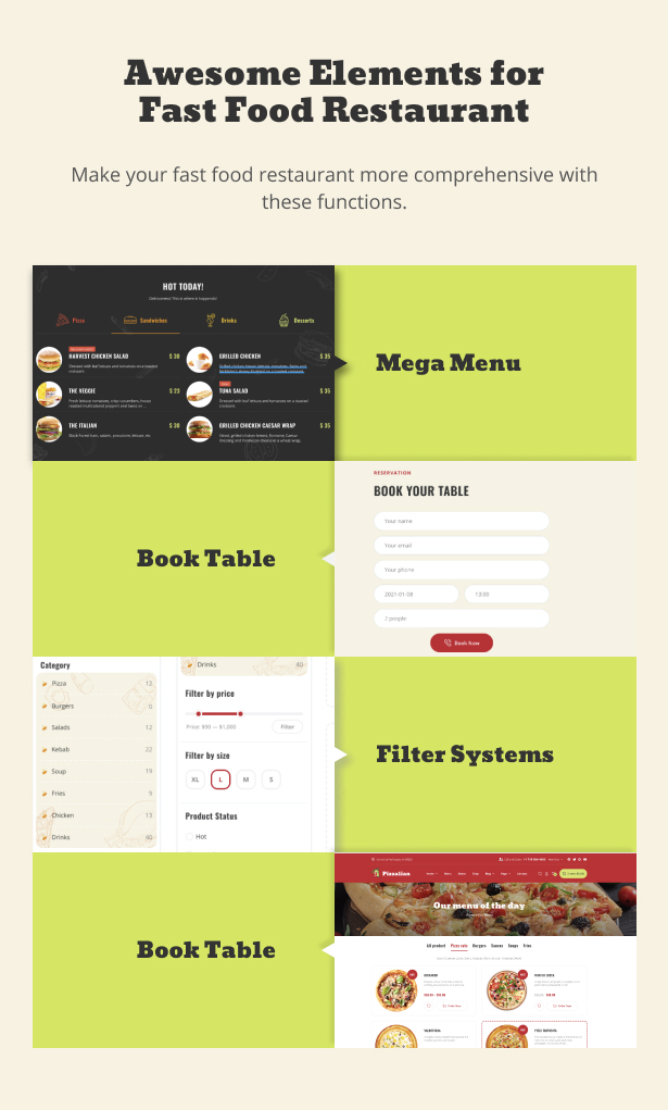 Piizalian - Fast-Food-Restaurant WooCommerce-Thema