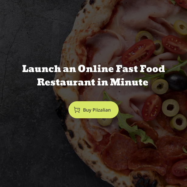 Piizalian - Fast-Food-Restaurant WooCommerce-Thema