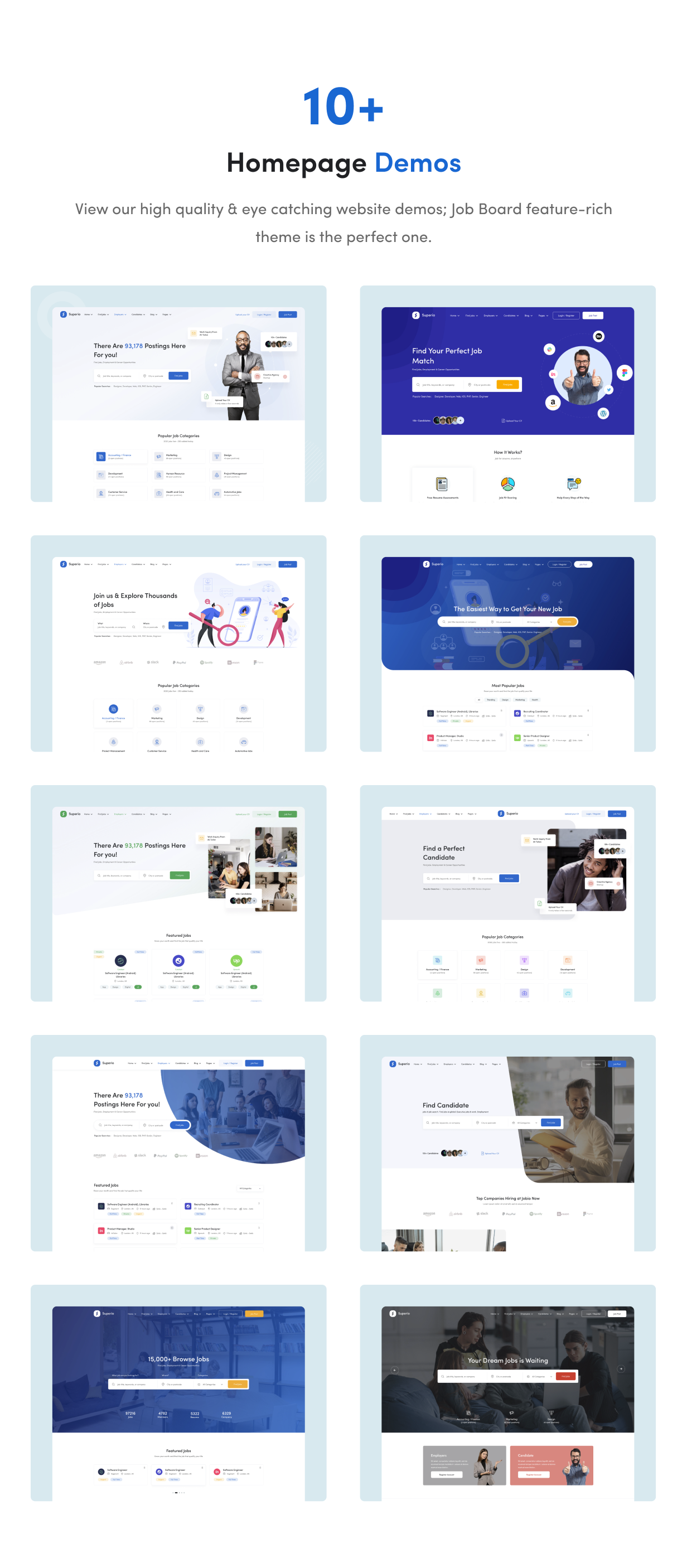 Superio - Job Board WordPress Theme - 6