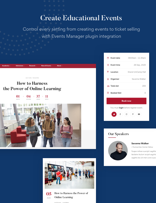 Unicamp - WordPress-Theme für Universitäten und Hochschulen - 7
