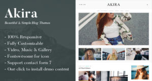 Akira – Ein ansprechendes WordPress-Blog-Thema