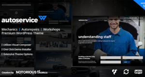 AutoService – Mechaniker & Autoreparatur WordPress Template