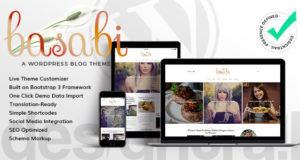 Basabi – Blog WordPress Layout
