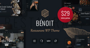 Benoit – Restaurants & Cafés WordPress Vorlage
