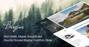 Blogius | Leistungsstarkes Responsive Personal Blog-Thema