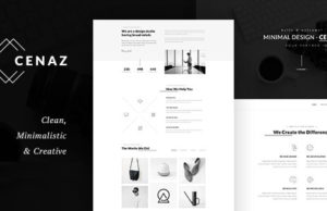 CEZAN – Minimales Mehrzweck-WordPress-Layout
