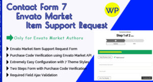 CF7 Envato Market Item Support-Anfrage – Kontaktformular 7 Support-Formular mit Überprüfung des Kaufcodes