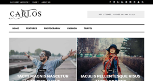Carlos – Responsive WordPress Magazine und Blog Vorlage