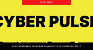 CyberPulse – Gaming & eSports Vorlage für WordPress