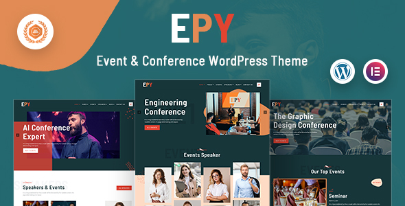 Wordpress Entertainment Template Epy | Event Conference WordPress Theme