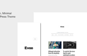 Evoo – WordPress Vorlage für Blogger